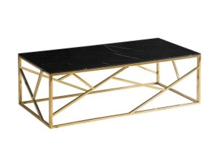 ESCADA A II TABLE II ΜΑΡΜΑΡΟ ΕΦΕ ΜΑΥΡΟ / ΧΡΥΣΟ 120X60 DIOMMI ESCADAACZMAZL